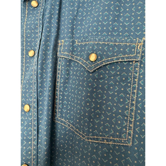 Rough Stock Panhandle Slim Pearl Snap Long-Sleeve Button-Down Men's Rodeo Shirt - Picture 5 of 8